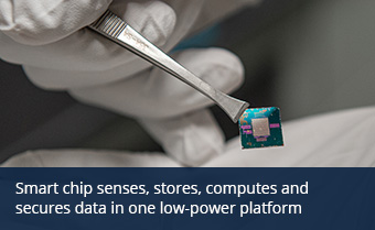 Smart chip senses, stores, computes and secures data in one low-power platform