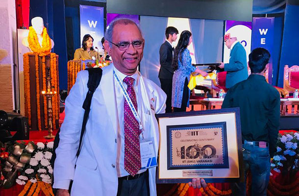Akhlesh Lakhtakia, Evan Pugh University Professor and Charles Godfrey Binder Professor of Engineering Science and Mechanics, received an Alumnus of the Century in Making Award from the Indian Institute of Technology (BHU), Varanasi.